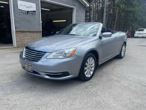 2013 Chrysler 200 Convertible for sale at Boot Jack Auto Sales in Ridgway PA