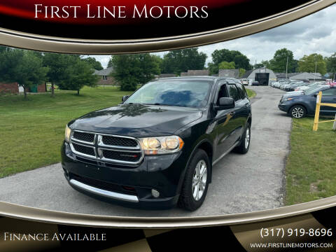 2013 Dodge Durango for sale at First Line Motors in Jamestown IN