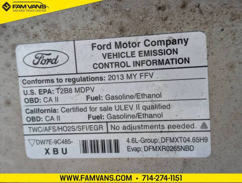 2013 Ford E-Series E-150