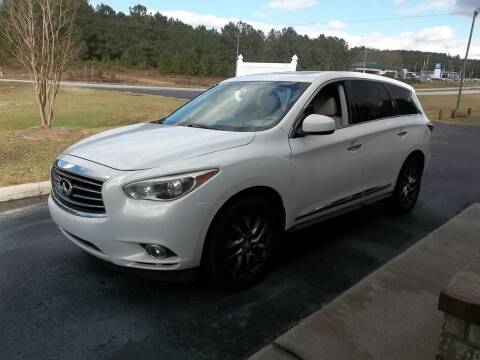 2013 Infiniti JX35 for sale at Anderson Wholesale Auto llc in Warrenville SC