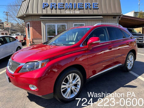 2012 Lexus RX 450h for sale at Premiere Auto Sales in Washington PA
