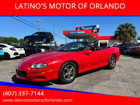 2001 Chevrolet Camaro for sale at LATINO'S MOTOR OF ORLANDO in Orlando FL