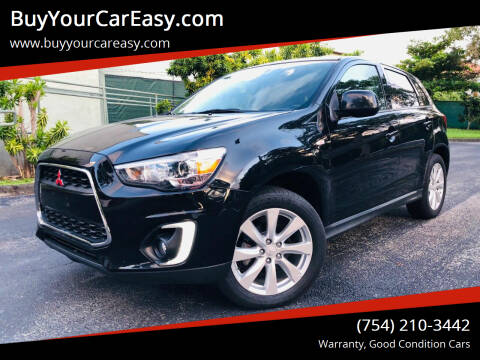 2015 Mitsubishi Outlander Sport for sale at BuyYourCarEasyllc.com in Hollywood FL