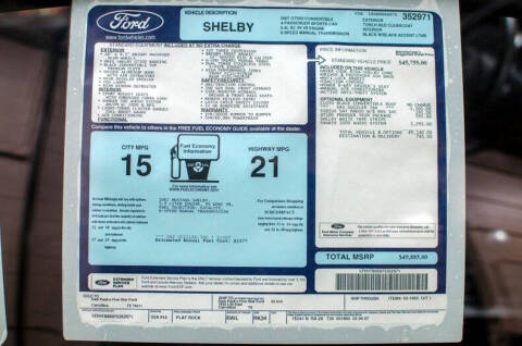 2007 Ford Shelby GT500