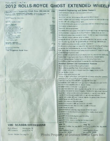 2012 Rolls-Royce Ghost EWB