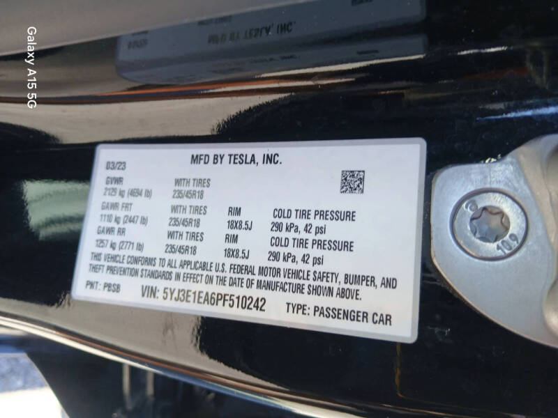 2023 Tesla Model 3