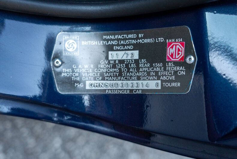 1973 MG B