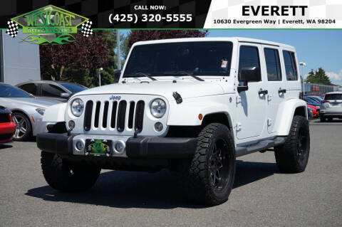 2015 Jeep Wrangler Unlimited for sale at West Coast AutoWorks -Edmonds in Edmonds WA