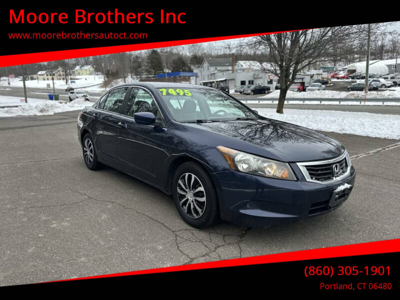 2010 Honda Accord for sale at Moore Brothers Inc in Portland CT