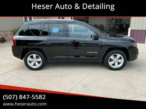 2016 Jeep Compass for sale at Heser Auto & Detailing in Jackson MN