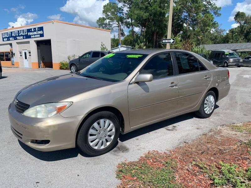 2004 Toyota Camry for sale at QUALITY AUTO SALES OF FLORIDA in New Port Richey FL