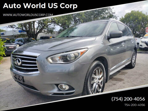 2015 Infiniti QX60 for sale at Auto World US Corp in Plantation FL