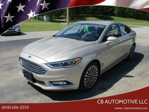 2017 Ford Fusion for sale at CB Automotive LLC in Corbin KY