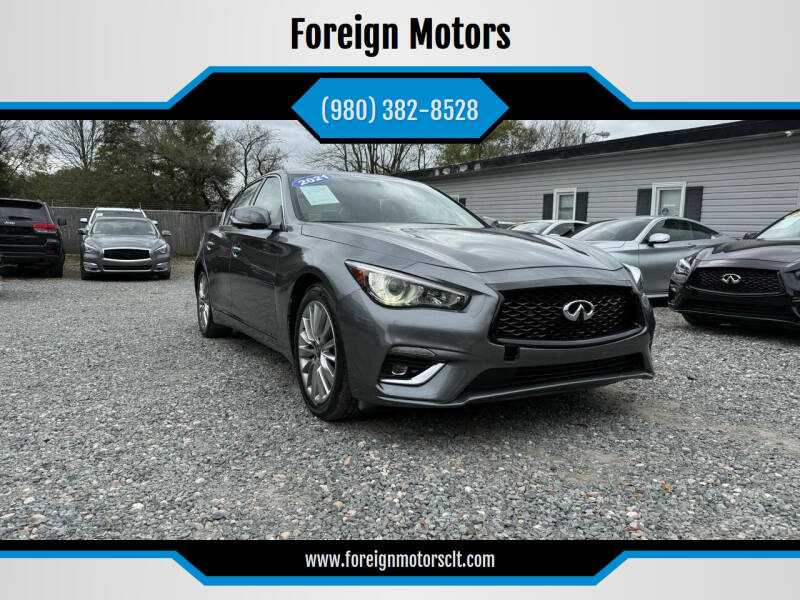 2021 Infiniti Q50 for sale at Foreign Motors in Kannapolis NC