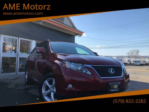 2010 Lexus RX 350 for sale at AME Motorz in Wilkes Barre PA