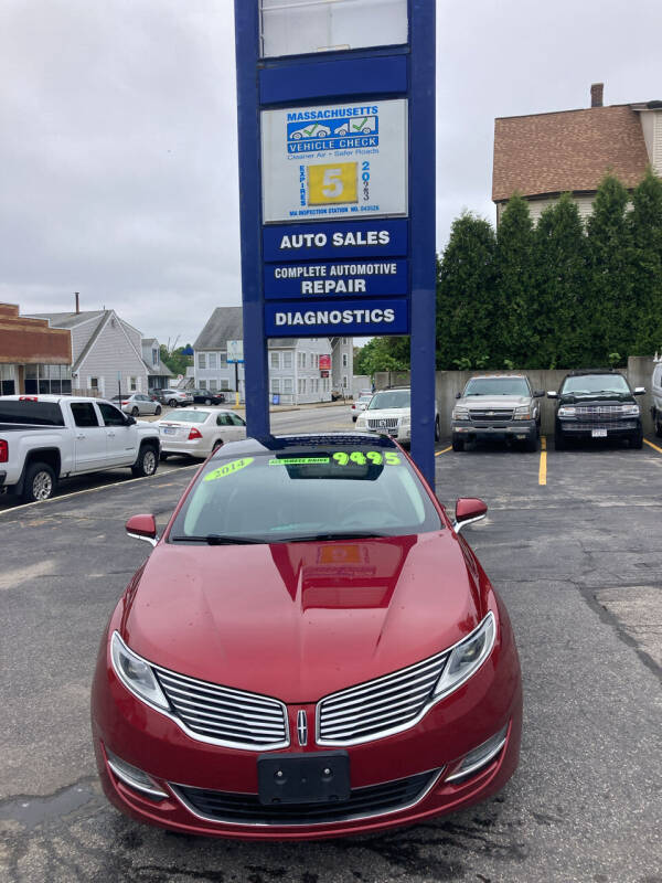 2014 Lincoln MKZ for sale at Ramstroms Service Center in Worcester MA
