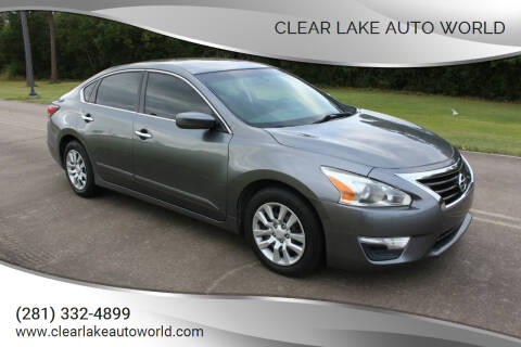 2015 Nissan Altima for sale at Clear Lake Auto World in League City TX
