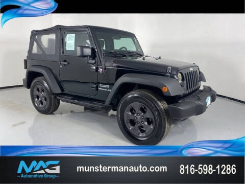 2014 Jeep Wrangler for sale at Munsterman Automotive Group in Blue Springs MO