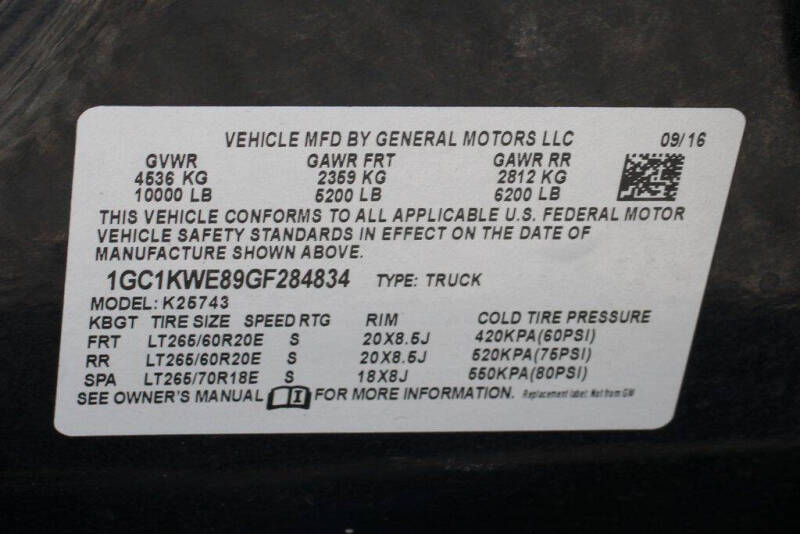 2016 Chevrolet Silverado 2500HD