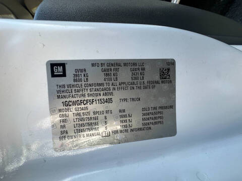 2015 Chevrolet Express 2500