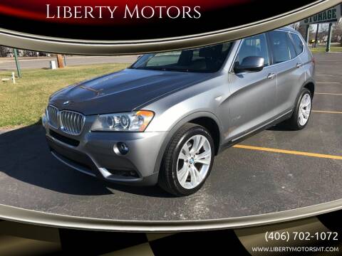 2013 BMW X3 for sale at Liberty Motors in Billings MT