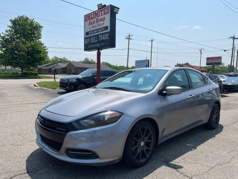 2016 Dodge Dart for sale at Unlimited Auto Group in West Chester OH