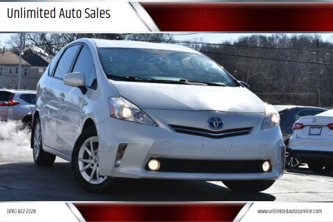 2012 Toyota Prius v for sale at Unlimited Auto Sales in Kansas City MO