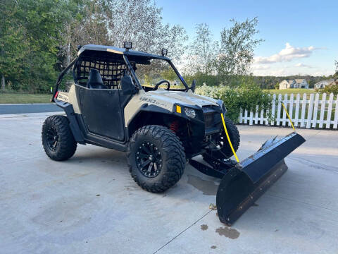 2011 Polaris rzr 800 with plow for sale at Triple R Sales in Lake City MN