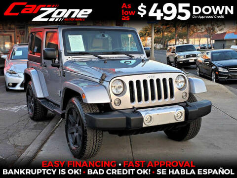 2015 Jeep Wrangler for sale at Carzone Automall in South Gate CA