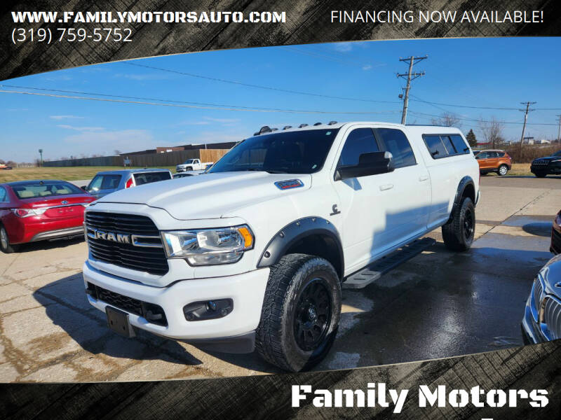 2019 RAM 3500 for sale at Family Motors Inc. in West Burlington IA
