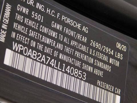 2020 Porsche Panamera 4S