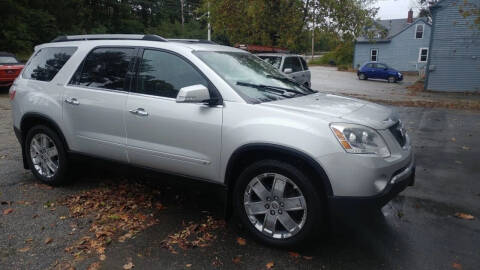 2010 GMC Acadia for sale at Madbury Motors in Madbury NH