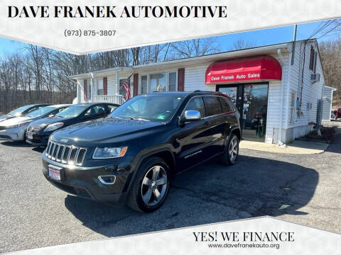 2014 Jeep Grand Cherokee for sale at Dave Franek Automotive in Wantage NJ