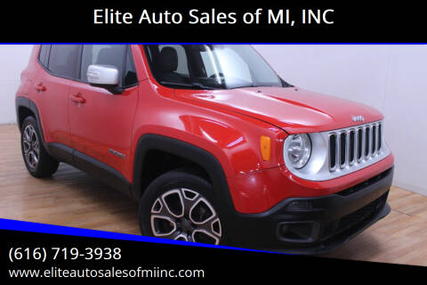 2016 Jeep Renegade for sale at Elite Auto Sales of MI, INC in Grand Rapids MI