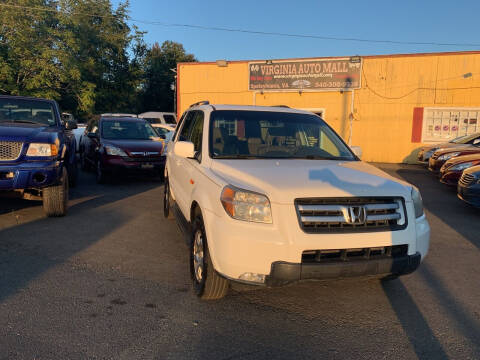 2007 Honda Pilot for sale at Virginia Auto Mall in Woodford VA