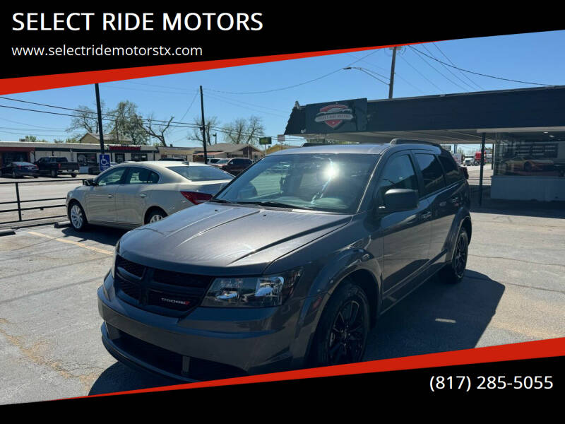 2020 Dodge Journey for sale at SELECT RIDE MOTORS in Arlington TX