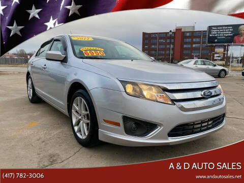 2011 Ford Fusion for sale at A & D Auto Sales in Joplin MO