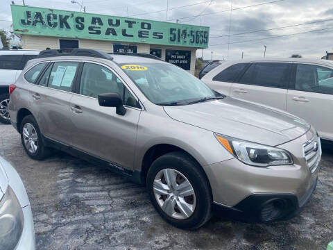 2016 Subaru Outback for sale at Jack's Auto Sales in Port Richey FL