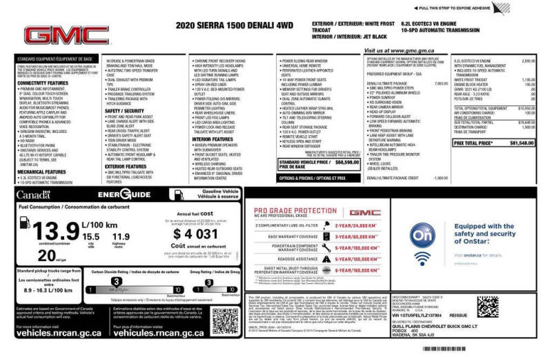 2020 GMC Sierra 1500