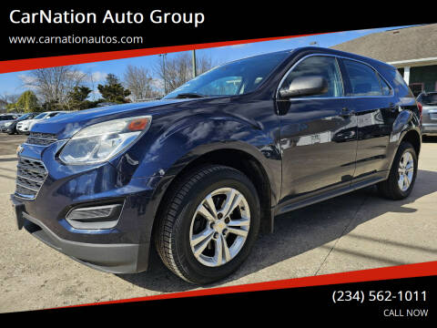 2016 Chevrolet Equinox for sale at CarNation Auto Group in Alliance OH