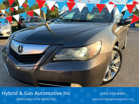 2010 Acura RL for sale at Hybrid & Gas Automotive Inc in Aberdeen MD