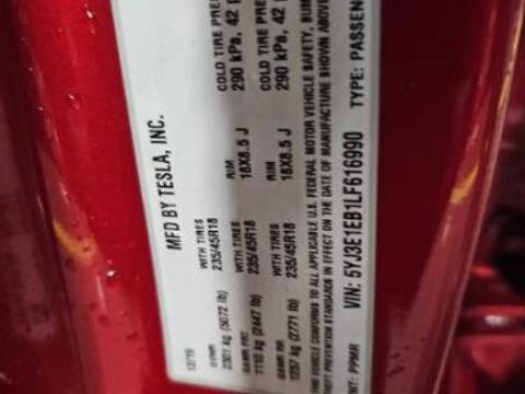 2020 Tesla Model 3 Long Range