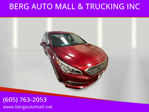 2015 Hyundai Sonata for sale at BERG AUTO MALL & TRUCKING INC in Beresford SD