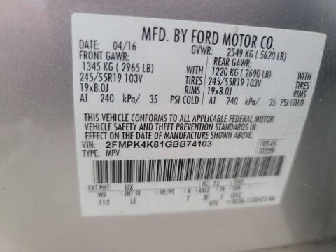 2016 Ford Edge Titanium