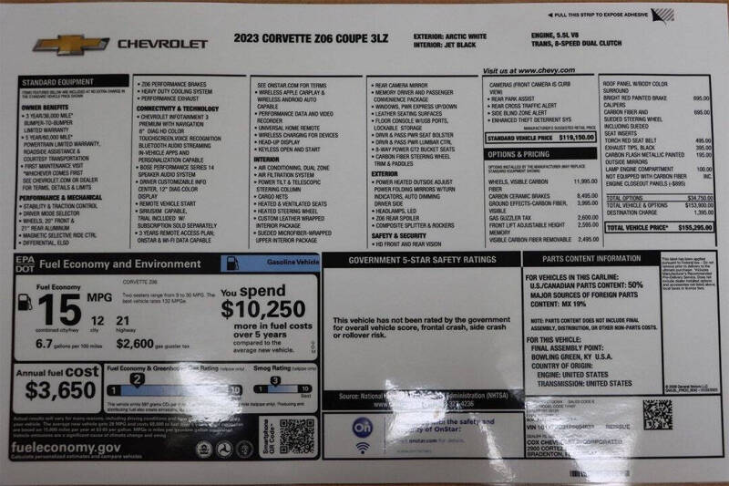 2023 Chevrolet Corvette Z06