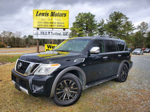 2017 Nissan Armada for sale at Lewis Motors LLC in Deridder LA