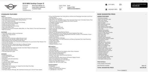 2019 MINI Hardtop 4 Door Cooper S