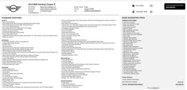 2019 MINI Hardtop 4 Door Cooper S