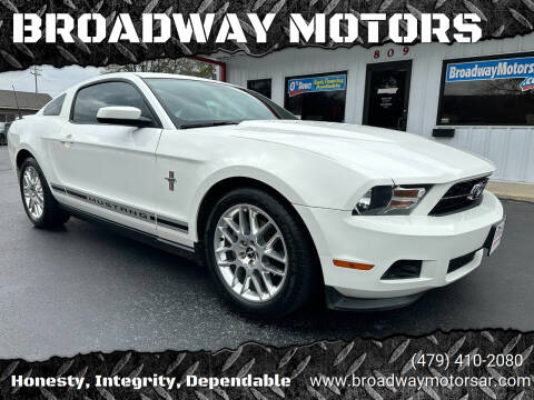 2012 Ford Mustang for sale at BROADWAY MOTORS in Van Buren AR