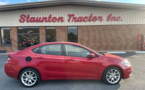 2013 Dodge Dart for sale at STAUNTON TRACTOR INC in Staunton VA
